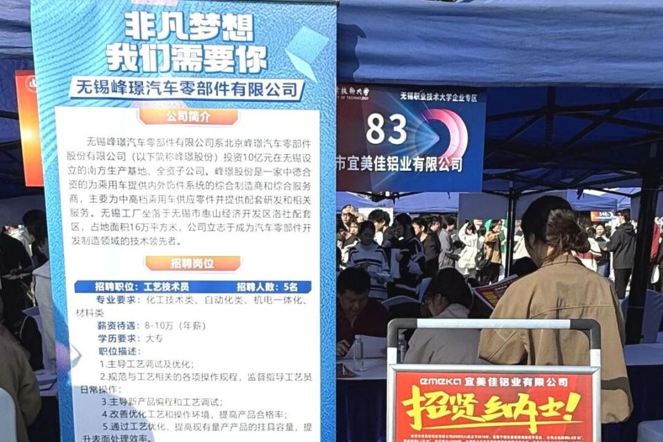 与企业面对面洽谈